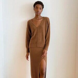 Wilfred Relaxed V-Neck Sweater, Size Small